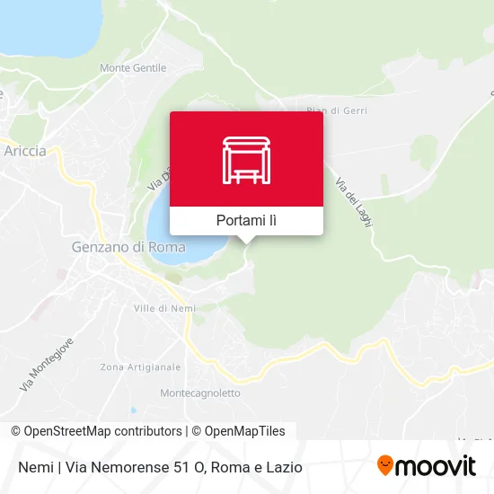 Mappa Nemi | Via Nemorense 51 O
