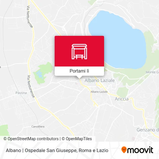 Mappa Albano | Ospedale San Giuseppe