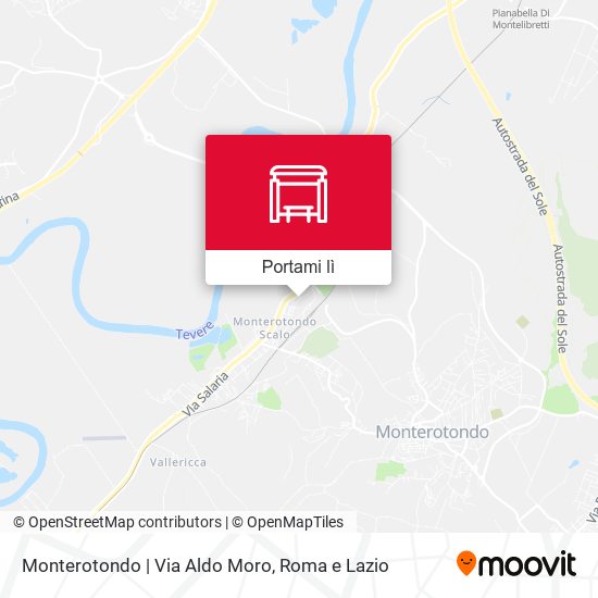 Mappa Monterotondo | Via Aldo Moro