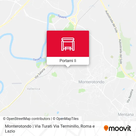 Mappa Monterotondo | Via Turati Via Terminillo