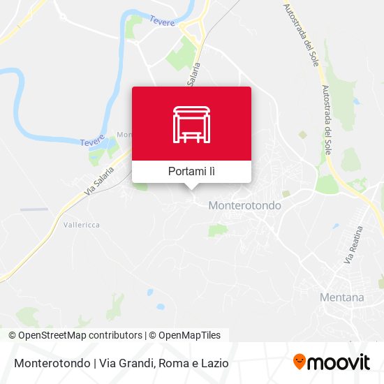 Mappa Monterotondo | Via Grandi