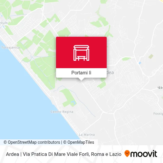 Mappa Ardea | Via Pratica Di Mare Viale Forlì