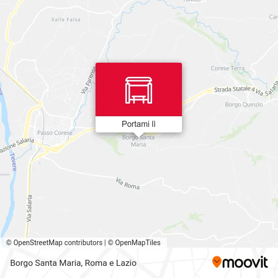 Mappa Borgo Santa Maria