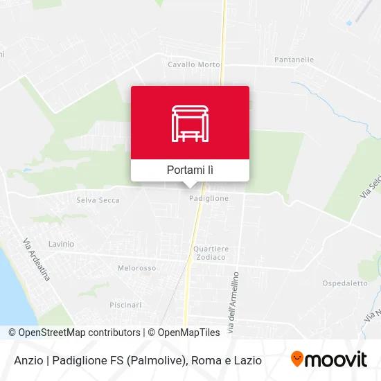 Mappa Anzio | Padiglione FS (Palmolive)