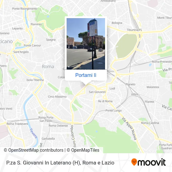 Mappa P.za S. Giovanni In Laterano (H)