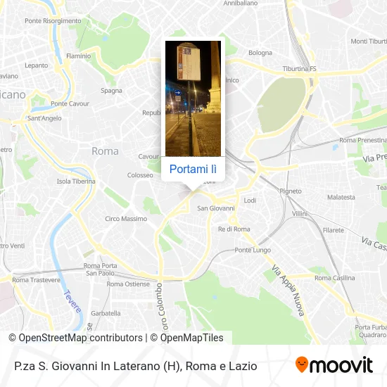 Mappa P.za S. Giovanni In Laterano (H)