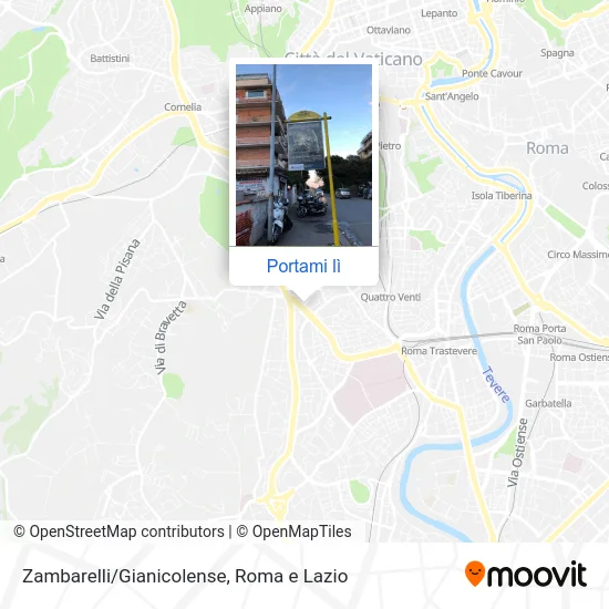 Mappa Zambarelli/Gianicolense