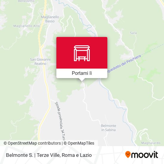 Mappa Belmonte S. | Terze Ville