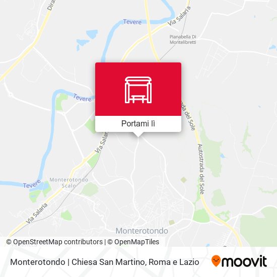 Mappa Monterotondo | Chiesa San Martino