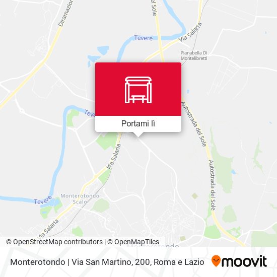 Mappa Monterotondo | Via San Martino, 200