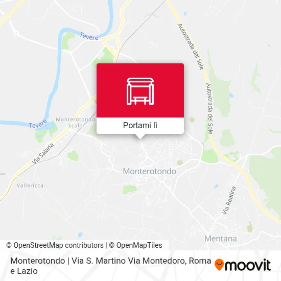 Mappa Monterotondo | Via S. Martino Via Montedoro