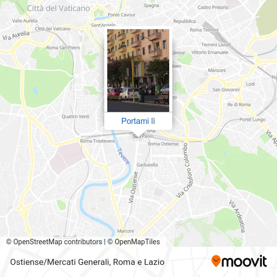 Mappa Ostiense/Mercati Generali