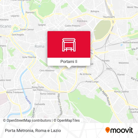 Mappa Porta Metronia