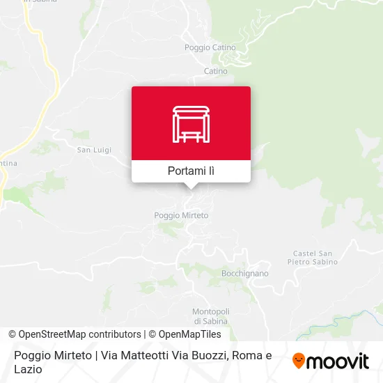 Mappa Poggio Mirteto | Via Matteotti Via Buozzi