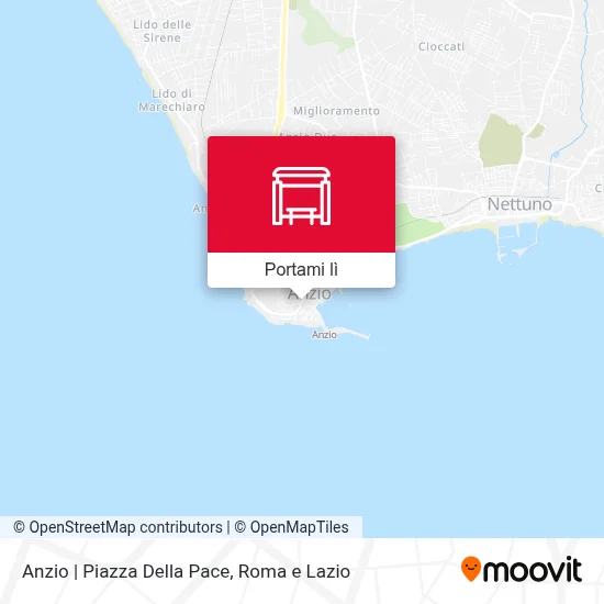 Mappa Anzio | Piazza Della Pace
