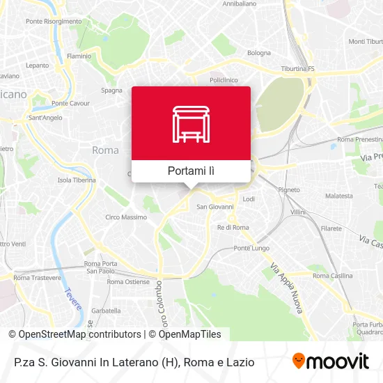 Mappa P.za S. Giovanni In Laterano (H)
