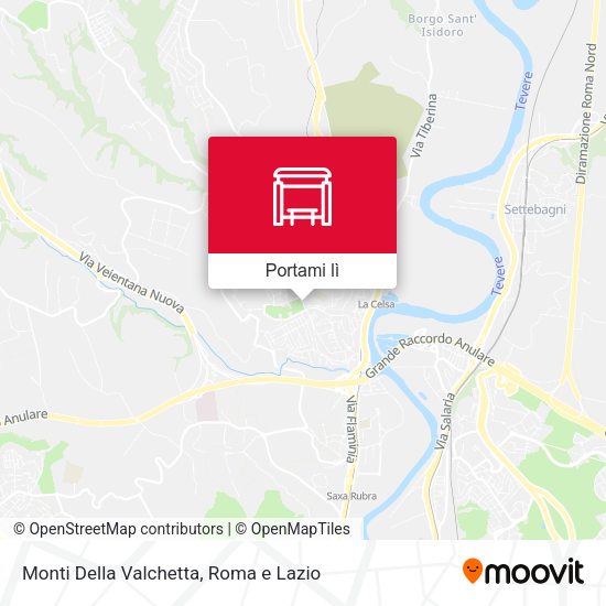 Mappa Monti Della Valchetta