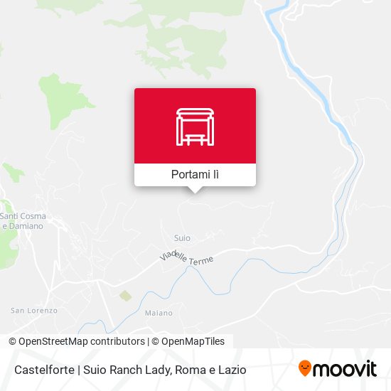 Mappa Castelforte | Suio Ranch Lady