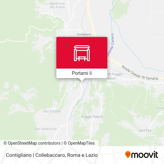 Mappa Contigliano | Collebaccaro