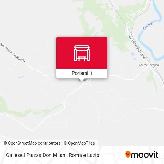 Mappa Gallese | Piazza Don Milani