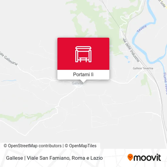 Mappa Gallese | Viale San Famiano