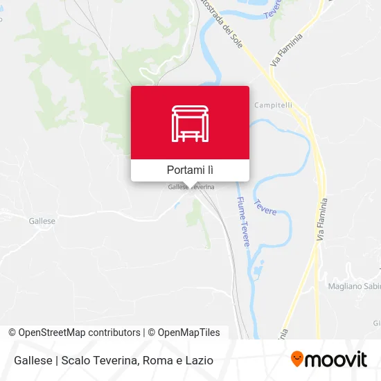 Mappa Gallese | Scalo Teverina