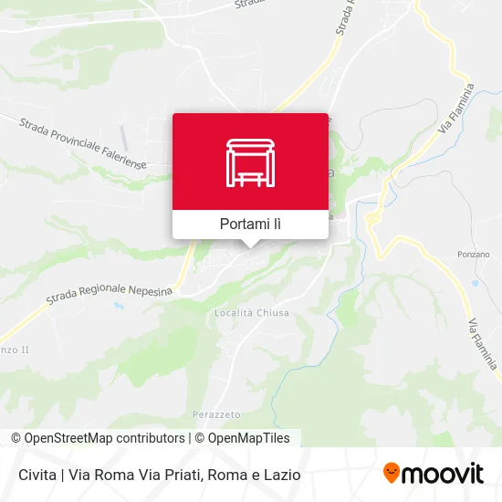 Mappa Civita | Via Roma Via Priati