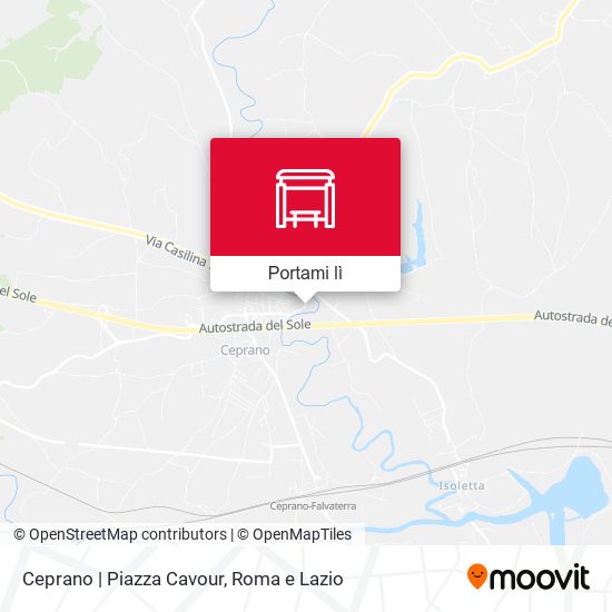 Mappa Ceprano | Piazza Cavour