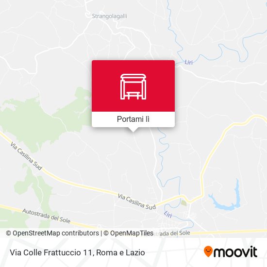 Mappa Via Colle Frattuccio 11