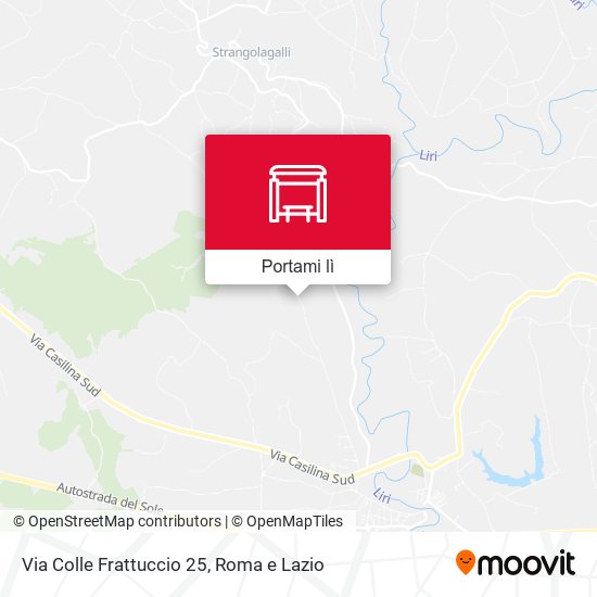 Mappa Via Colle Frattuccio 25