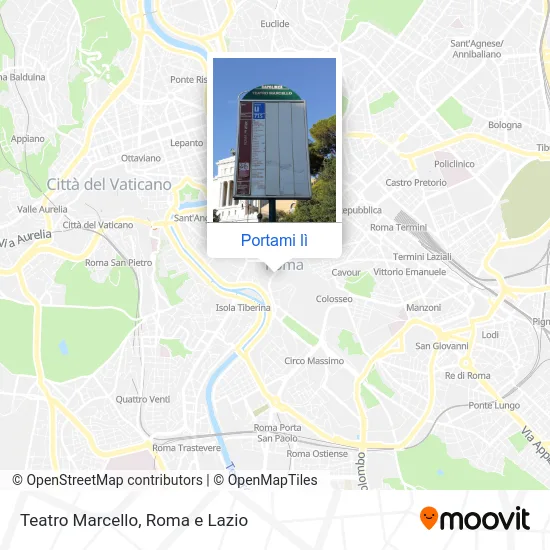 Mappa Teatro Marcello