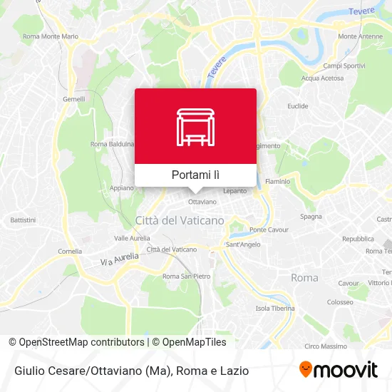 Mappa Giulio Cesare/Ottaviano (Ma)