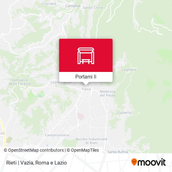 Mappa Rieti | Vazia