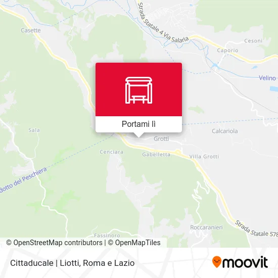 Mappa Cittaducale | Liotti