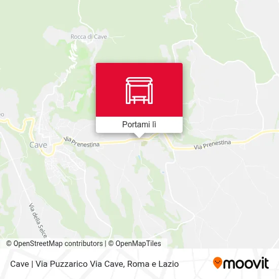Mappa Cave | Via Puzzarico Via Cave