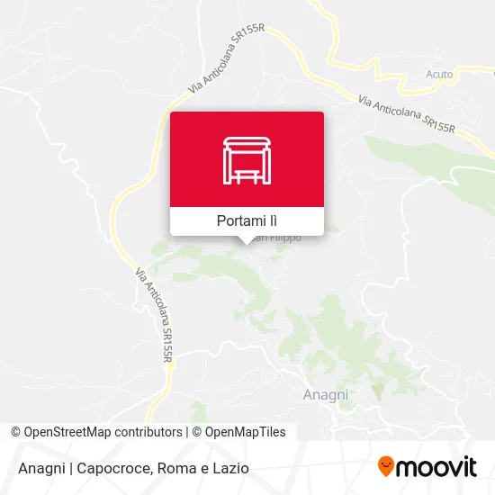 Mappa Anagni | Capocroce