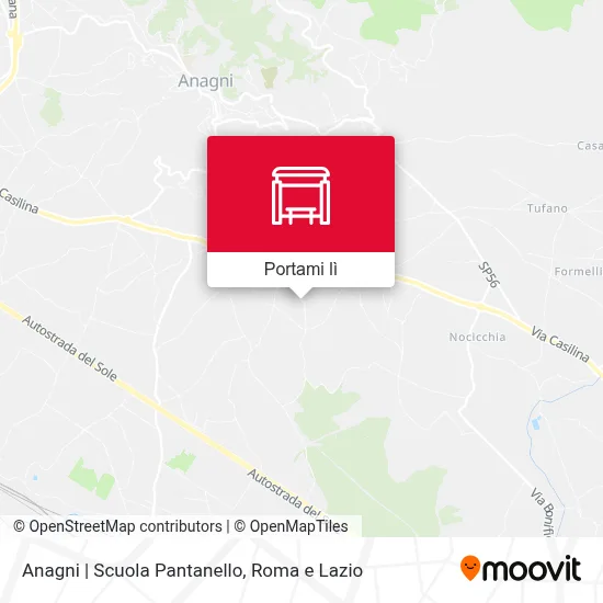 Mappa Anagni | Scuola Pantanello