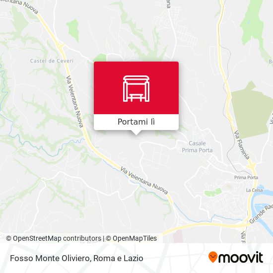 Mappa Fosso Monte Oliviero