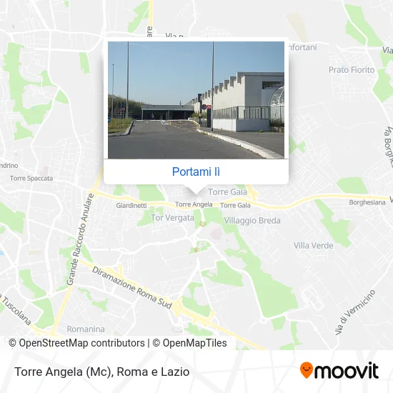 Mappa Torre Angela (Mc)