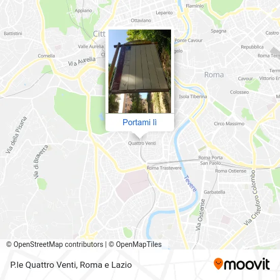 Mappa P.le Quattro Venti