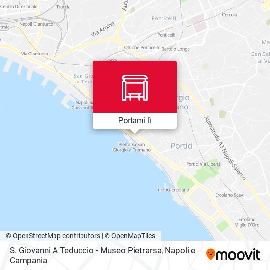 Mappa S. Giovanni A Teduccio - Museo Pietrarsa