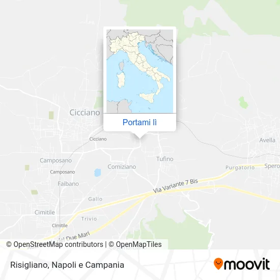 Mappa Risigliano