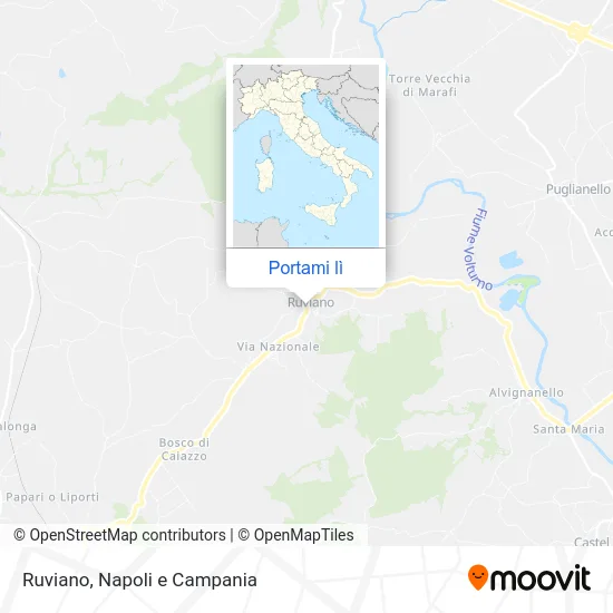 Mappa Ruviano