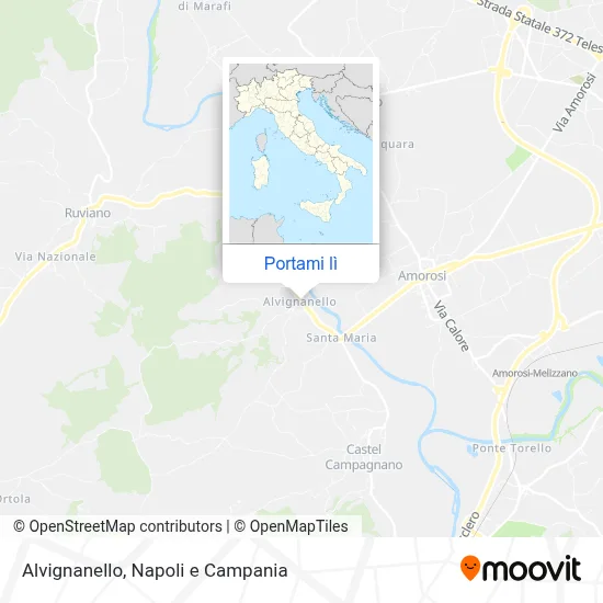Mappa Alvignanello