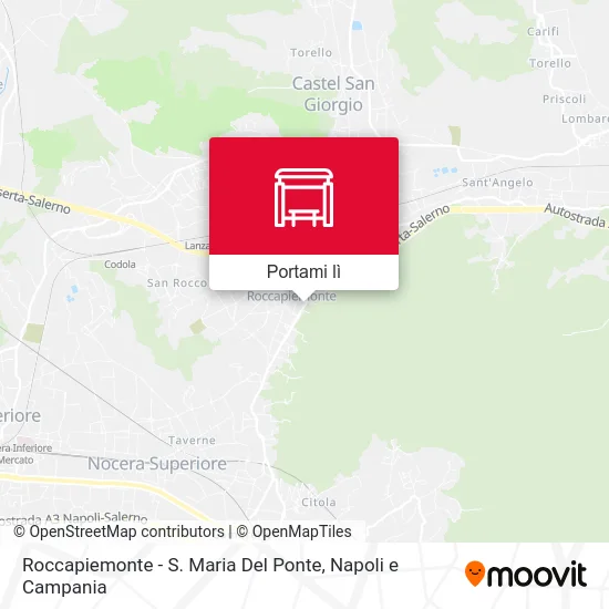 Mappa Roccapiemonte - S. Maria Del Ponte