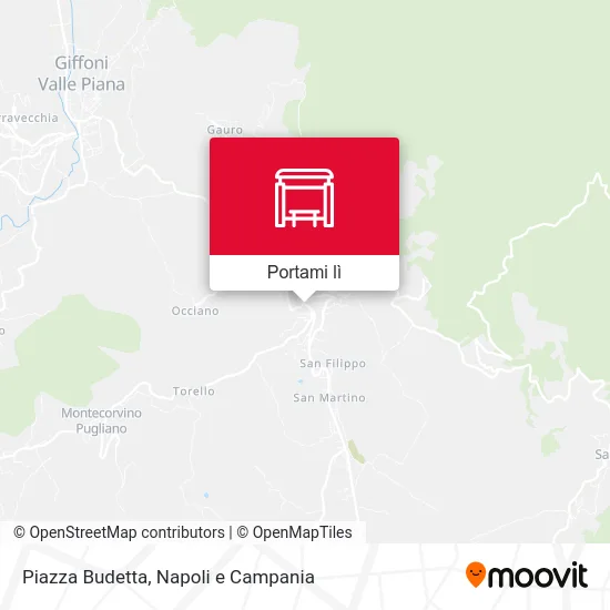 Mappa Piazza Budetta