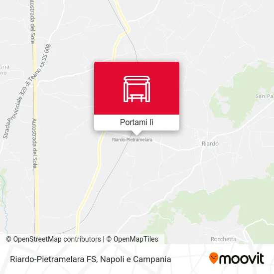 Mappa Riardo-Pietramelara FS