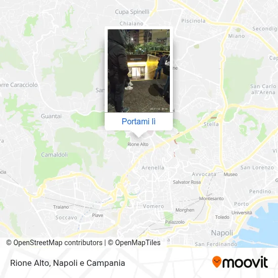 Mappa Rione Alto