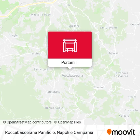 Mappa Roccabascerana Panificio