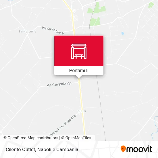 Mappa Cilento Outlet